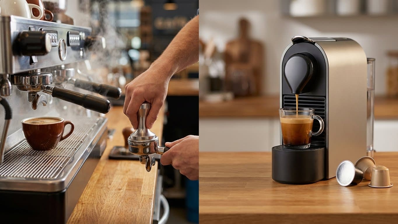 Can I taste the difference between Nespresso and real espresso?