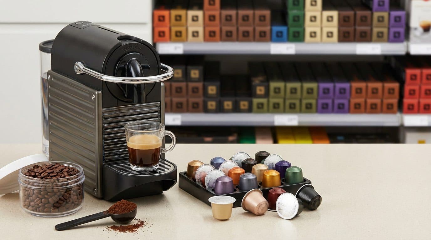 Can I use Lavazza or Illy beans in a Nespresso machine?