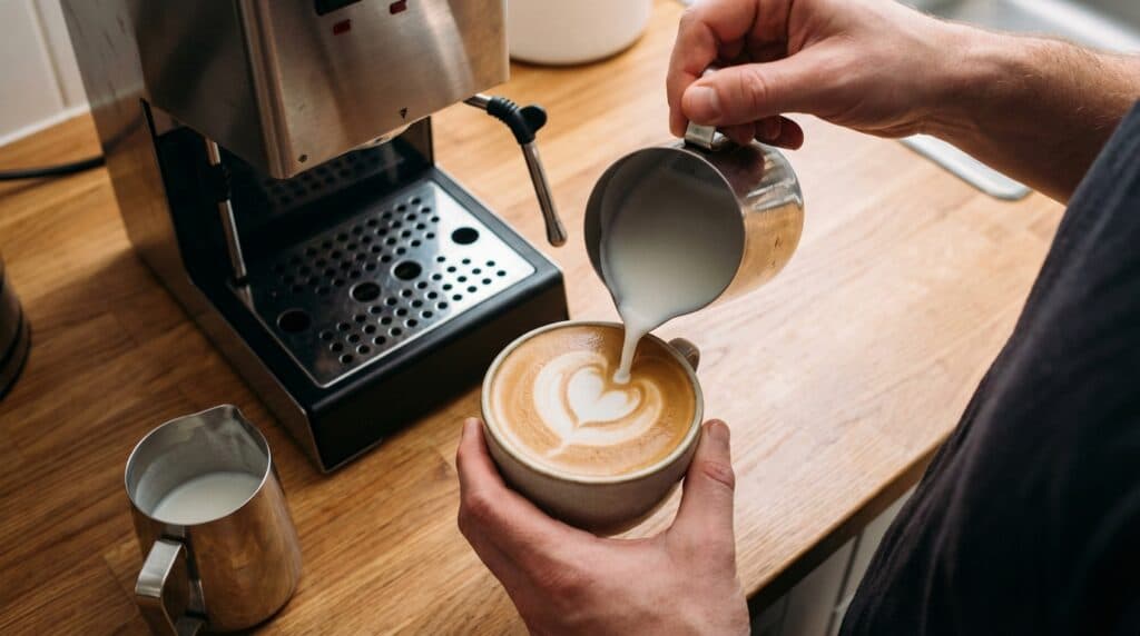 Can you do latte art with the Stilosa?