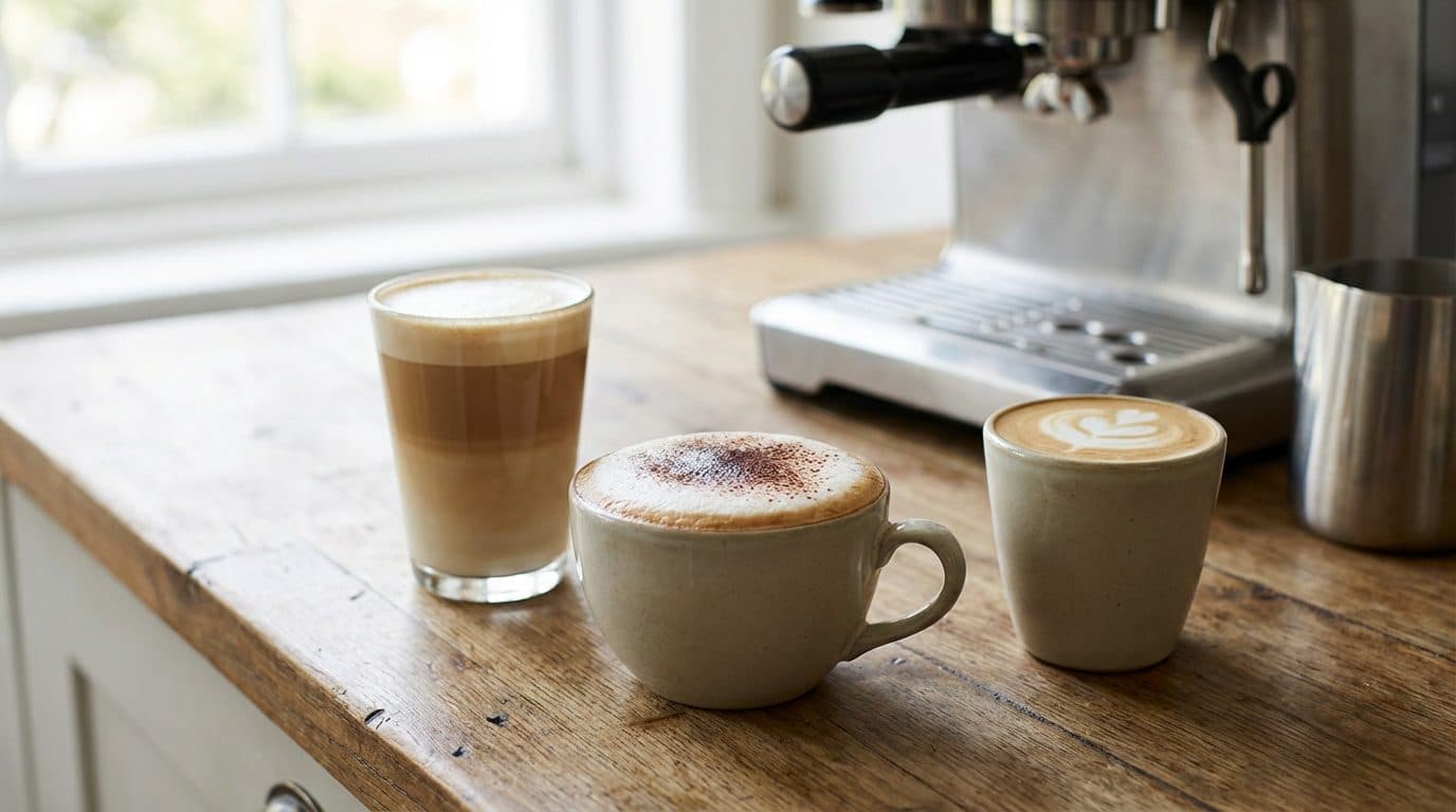 Cappuccino vs Latte vs Flat White: What’s the Difference for Home Drinkers?
