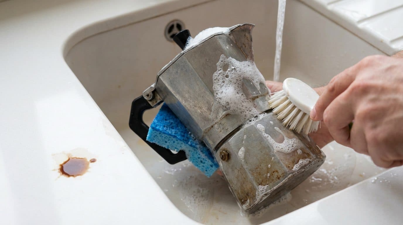 Cleaning Mistakes: Using Soap in Cast Iron/Moka