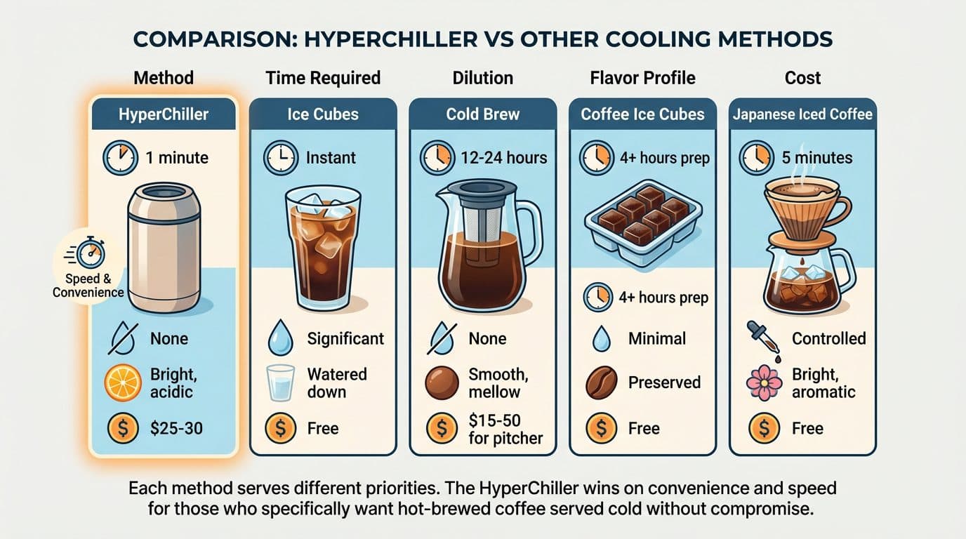 Comparison: HyperChiller vs Other Cooling Methods