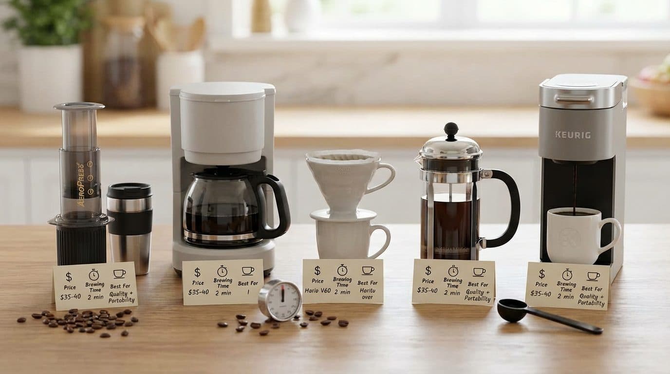 Comparison Table: Which Cheap Coffee Maker is Right for You?