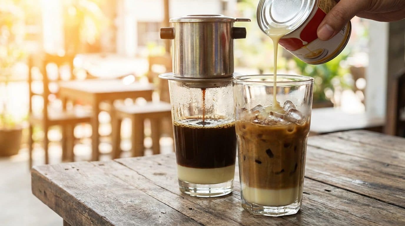 Condensed Milk in Iced Coffee: The Vietnamese Method