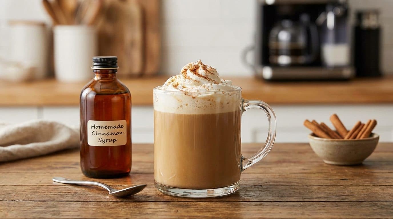 Copycat Cinnamon Dolce Latte Recipe (Syrup Included)