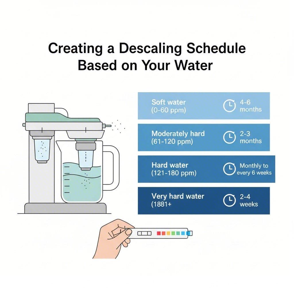 Creating a Descaling Schedule Based on Your Water