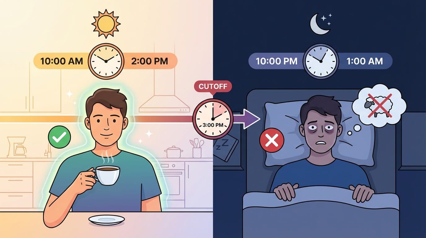 Does it matter what time of day I drink coffee for health benefits?