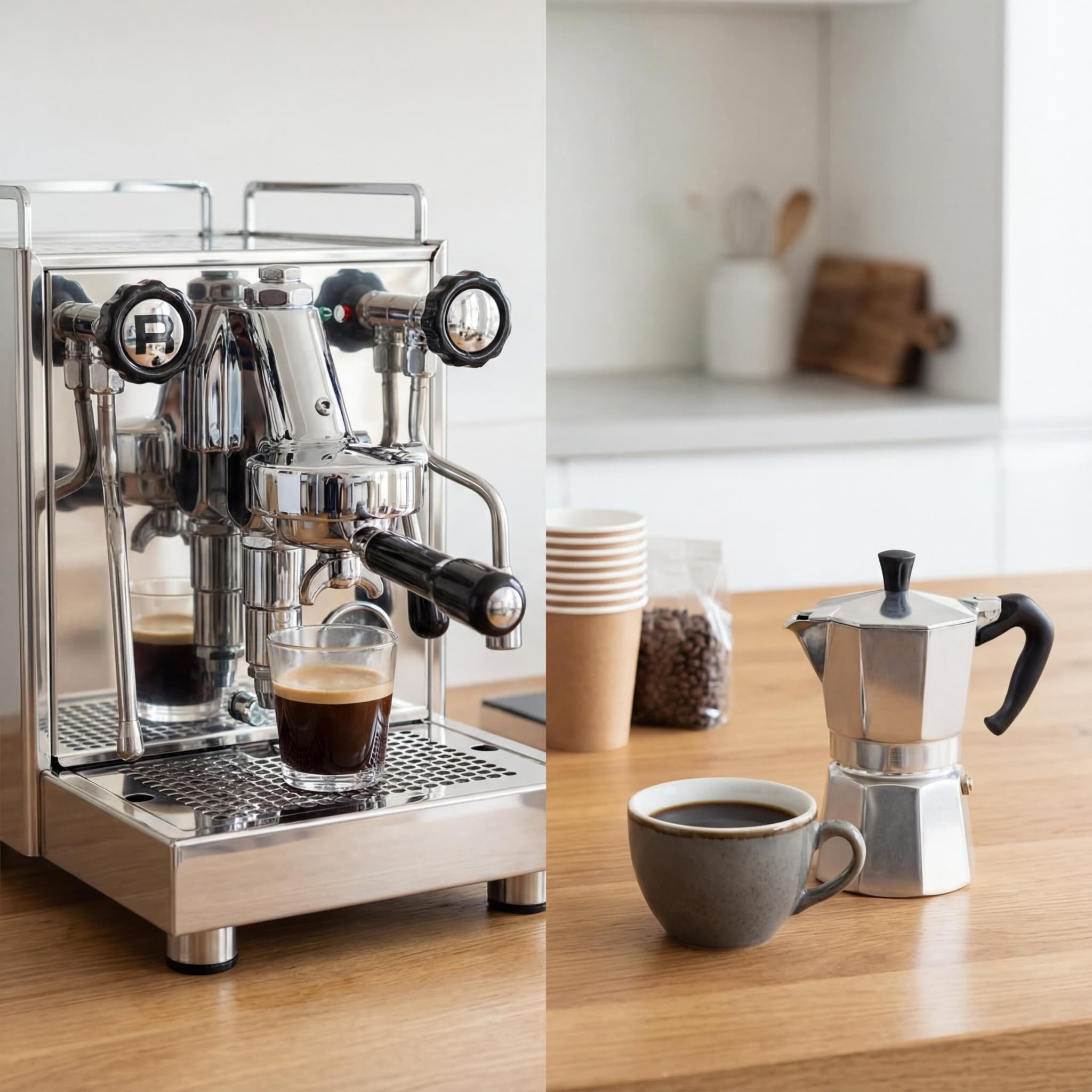 Espresso Machine vs Moka Pot: Which Should You Buy First for Home Use?
