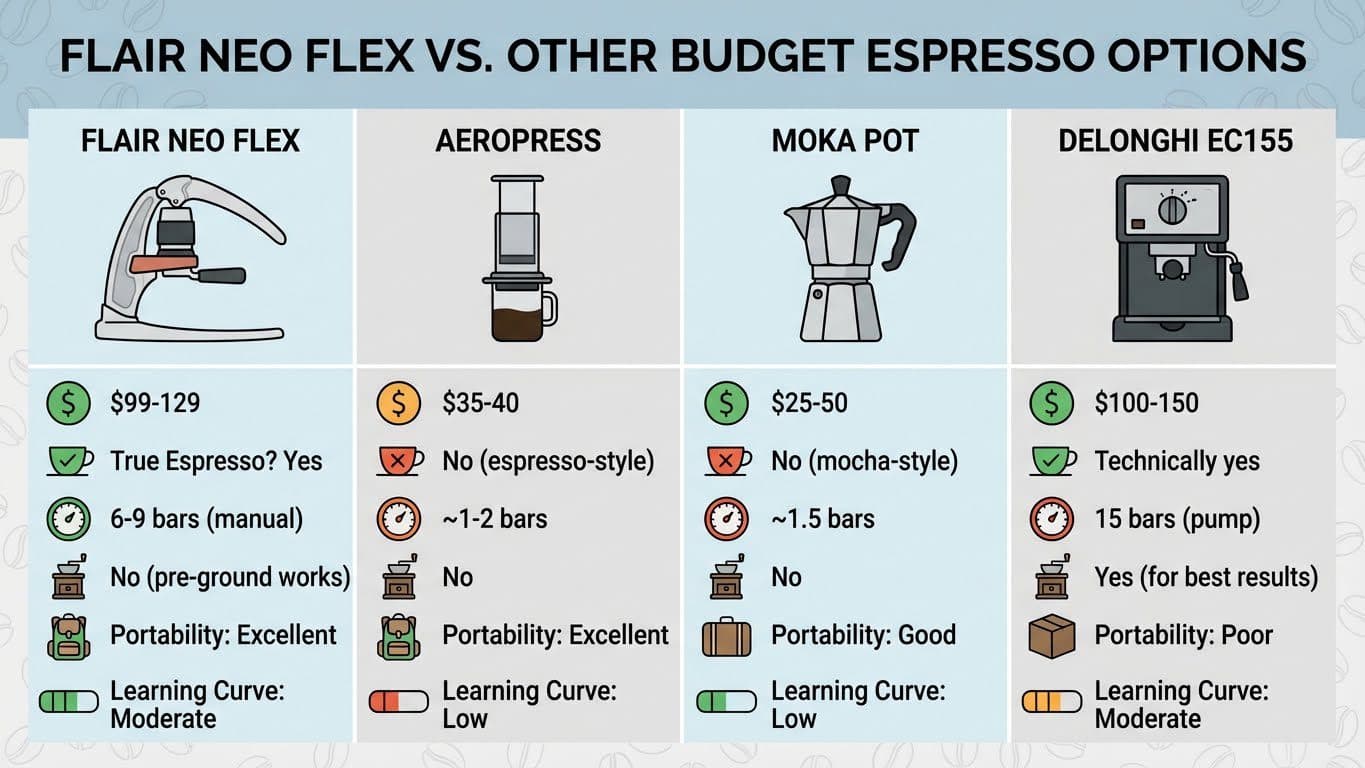 Flair Neo Flex vs. Other Budget Espresso Options
