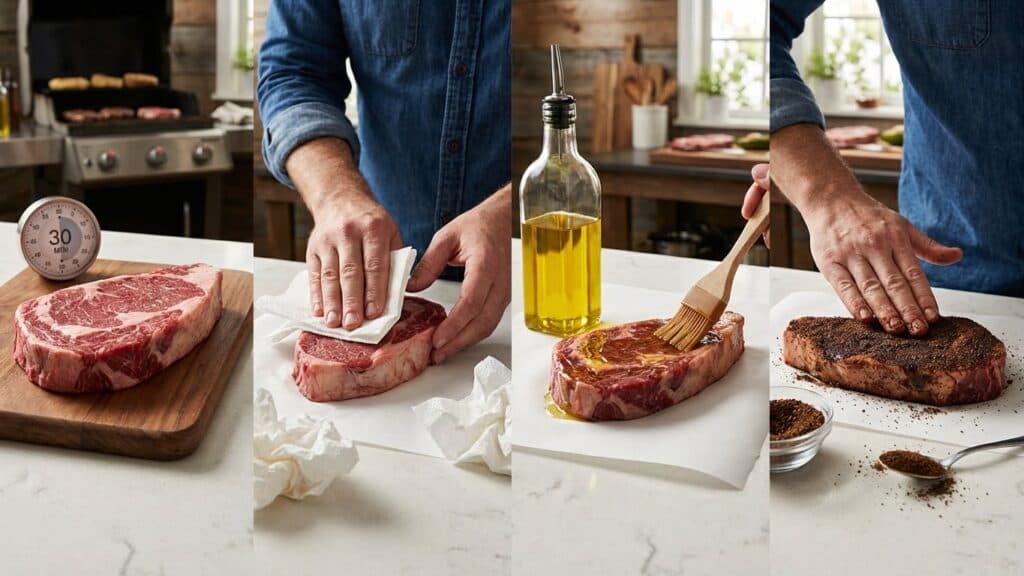 Grilling Your Coffee-Rubbed Steak: Step-by-Step
