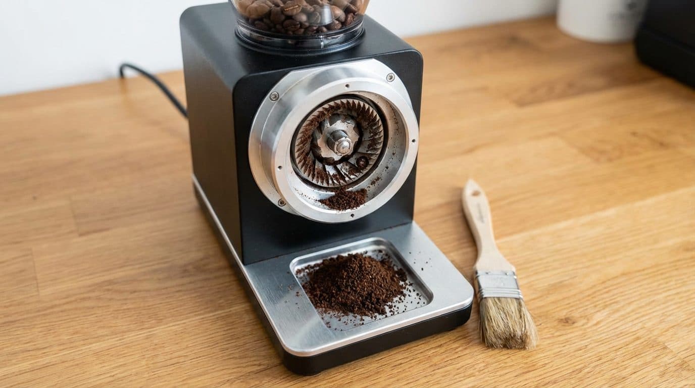 Grinder Mistakes: Not Purging Old Grounds