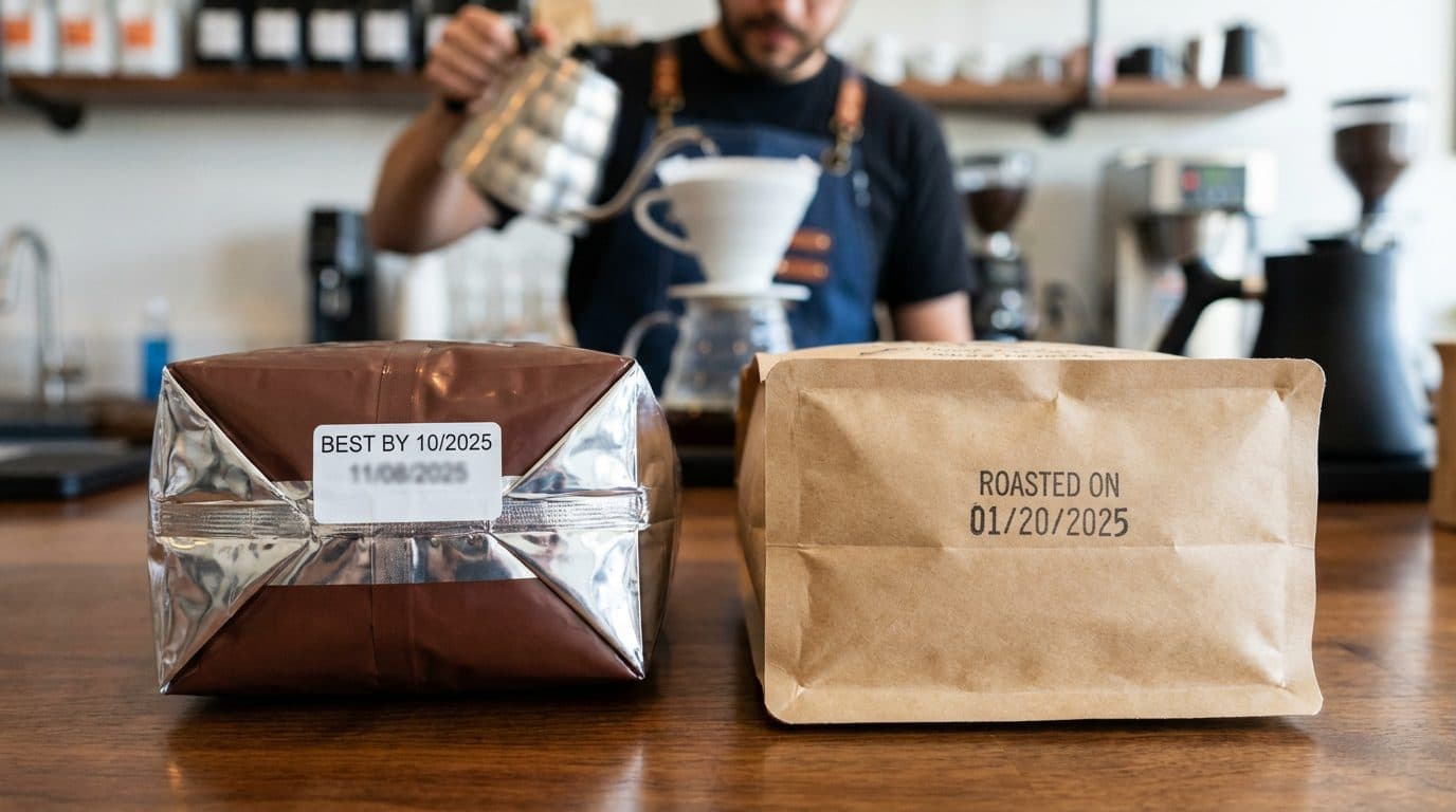 How do I know the roast date if it's not on the package?