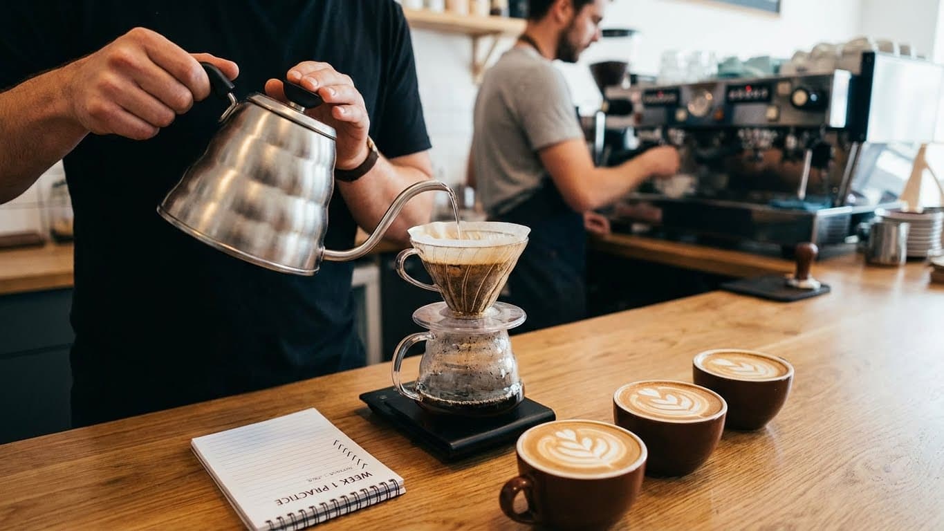 How long does it take to develop good pouring habits?