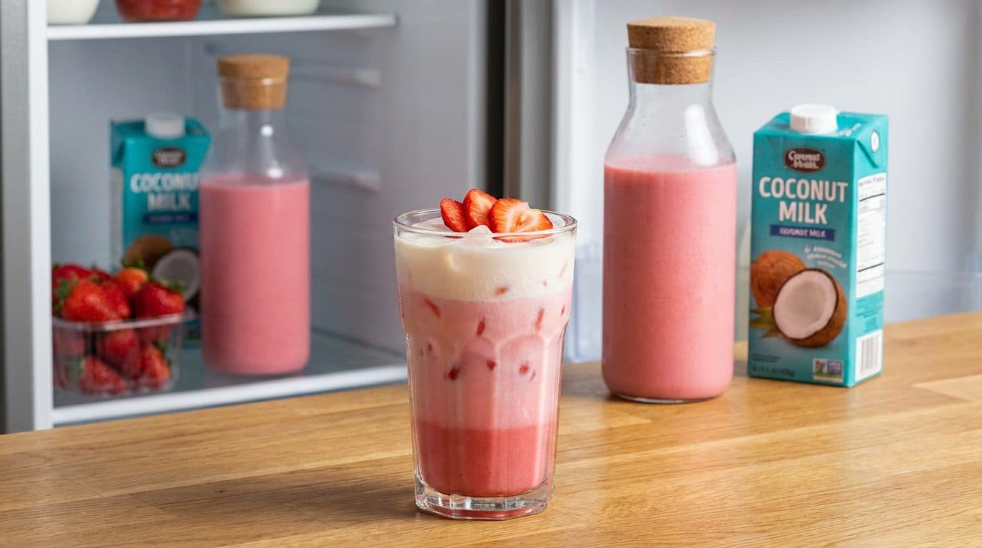 How long does the homemade Pink Drink last?