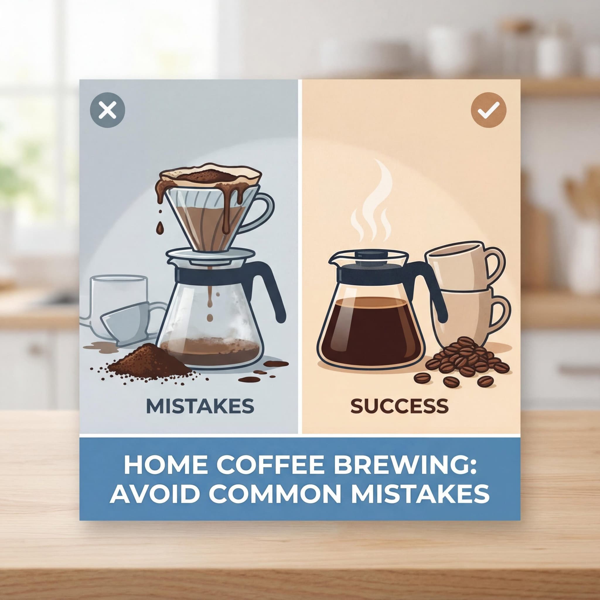 How to Avoid Common Beginner Mistakes in Home Coffee Brewing
