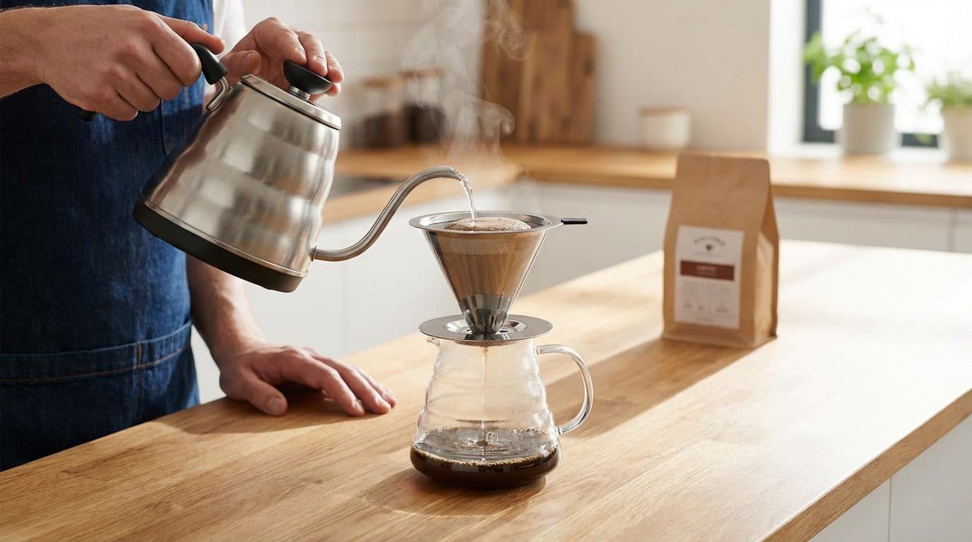 How to Brew Coffee Using a Metal Mesh Filter at Home