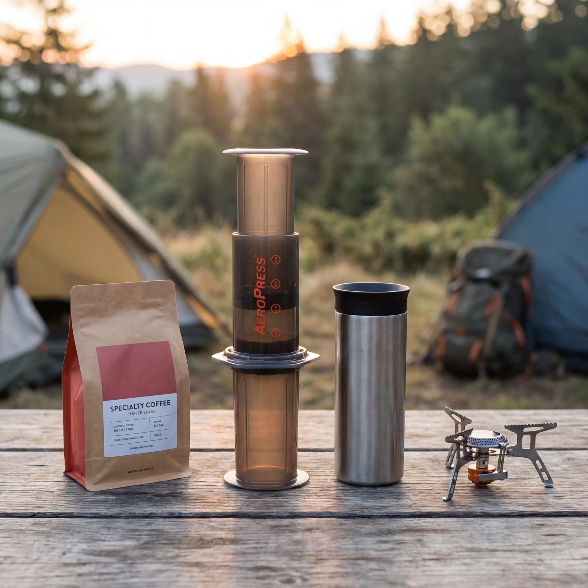 How to Brew Coffee With an AeroPress for Travel and Camping