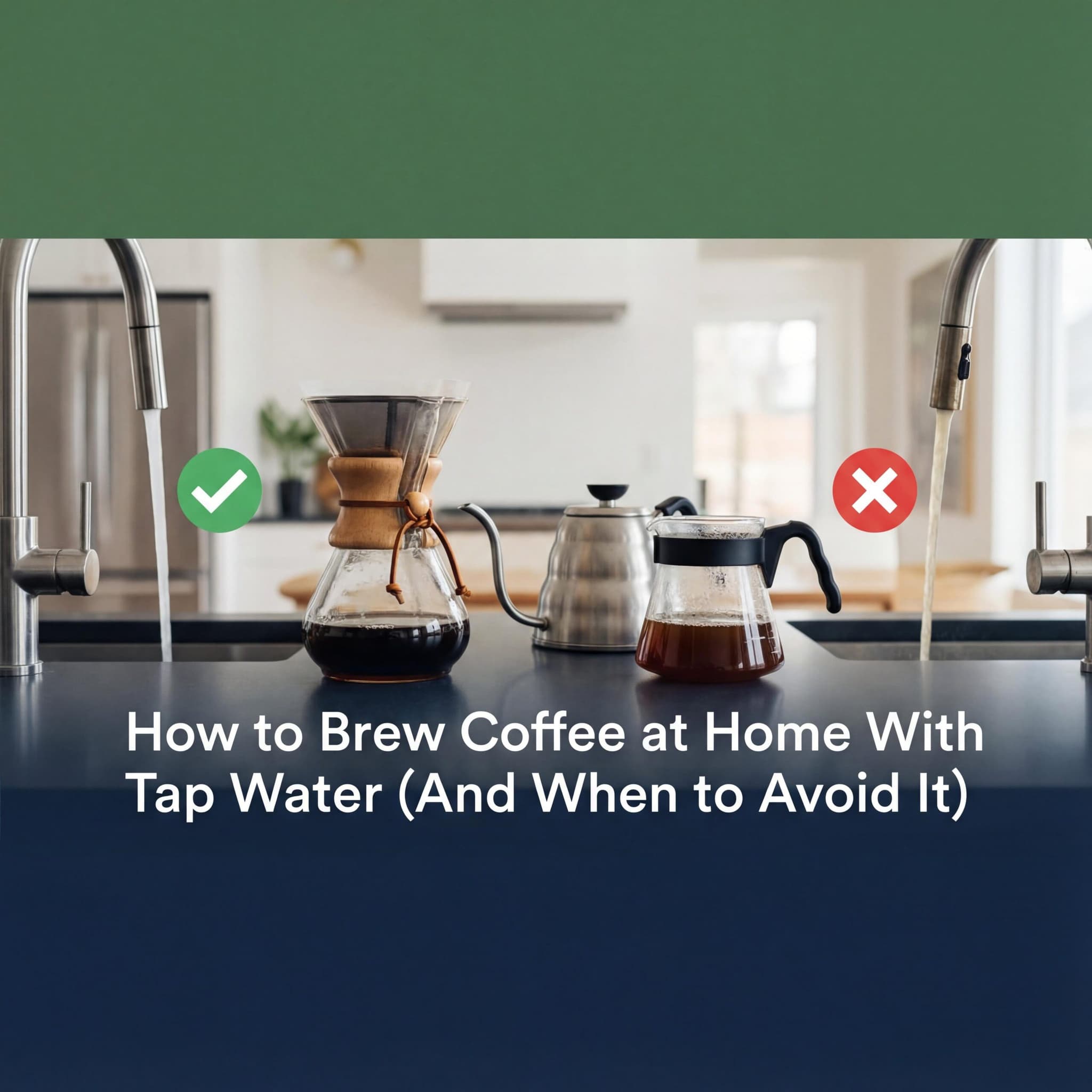 How to Brew Coffee at Home With Tap Water (And When to Avoid It)