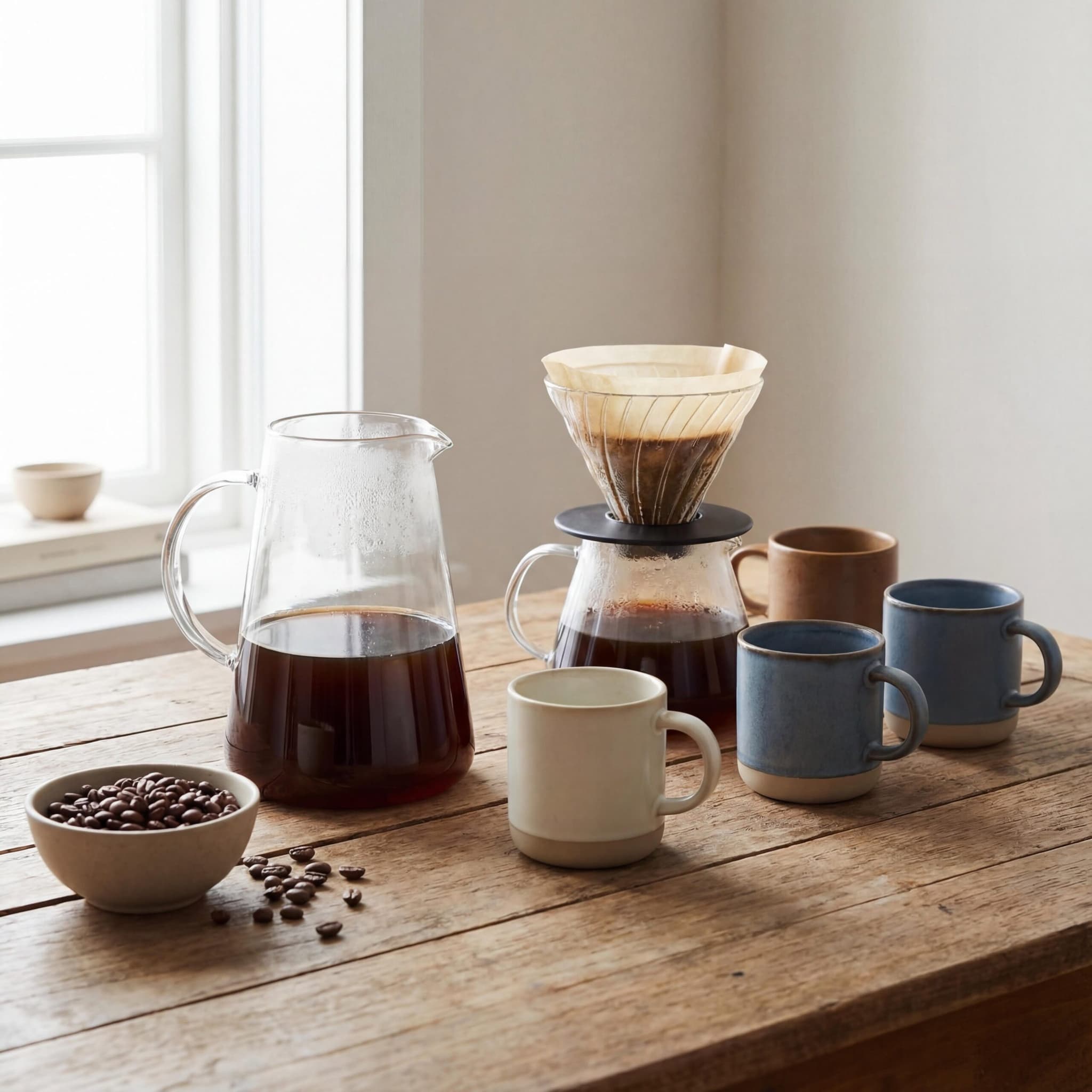 How to Brew Coffee for a Crowd at Home Without a Machine