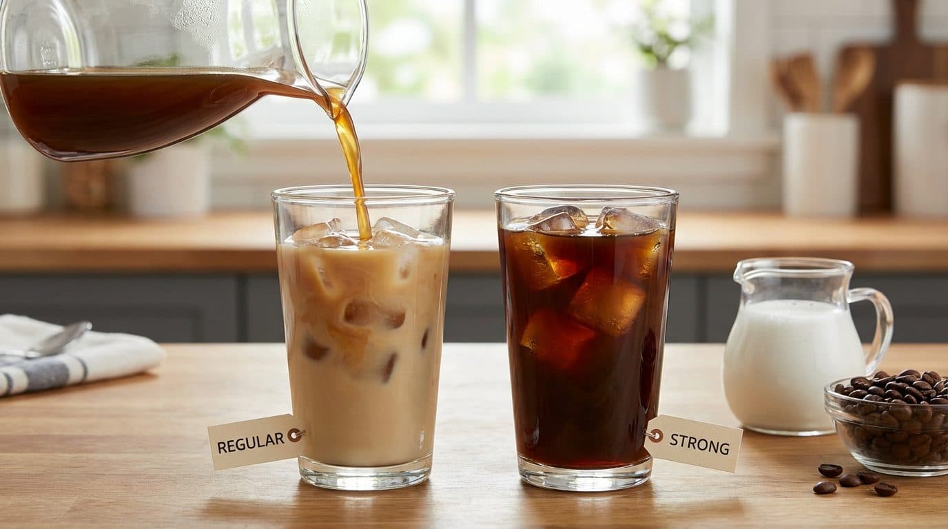 How to Brew Strong Coffee for Iced Lattes