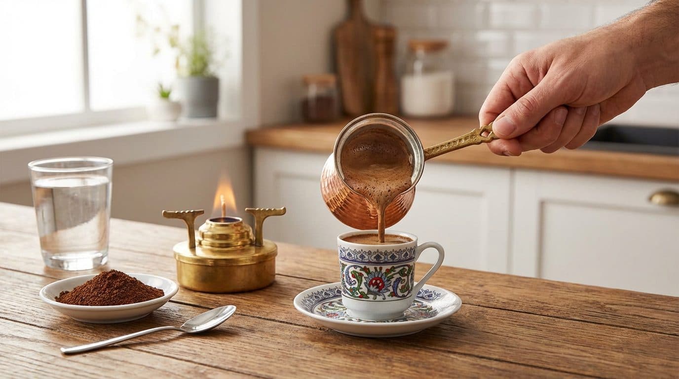 How to Brew Turkish Coffee at Home (Traditional Step-by-Step Guide)