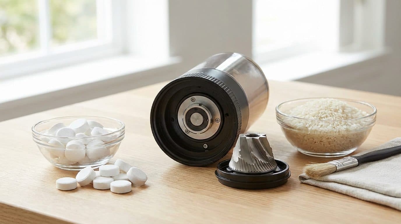 How to Clean a Burr Grinder (Grindz Tablets vs. Rice)