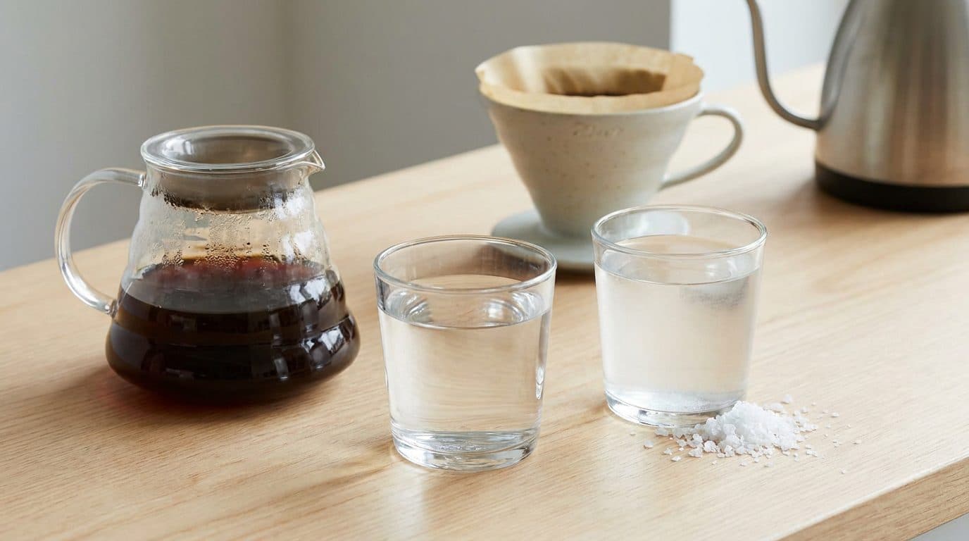 How to Fix Coffee That Tastes Too Salty or Strange (When Water Is the Problem)