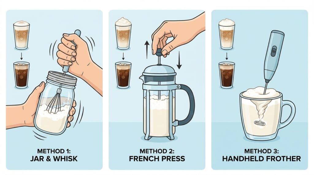 How to Froth Milk Without a Machine