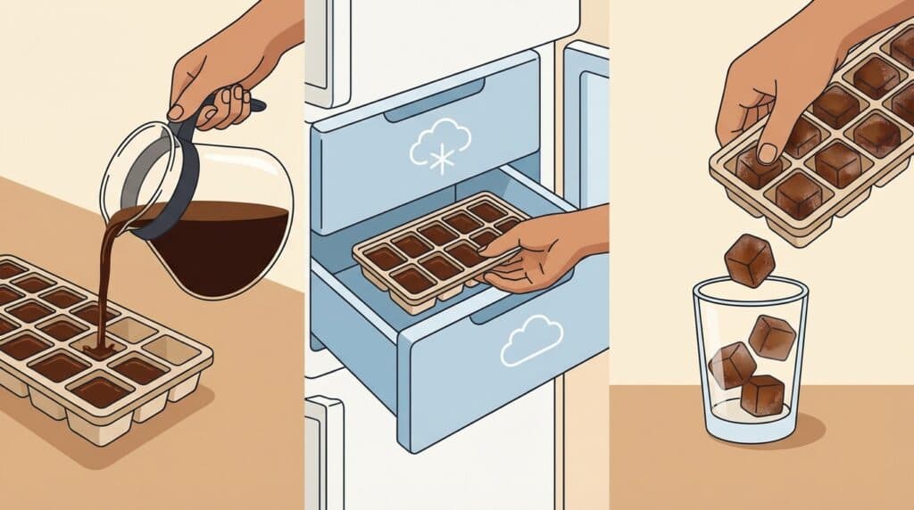 How to Make Coffee Ice Cubes: Step-by-Step
