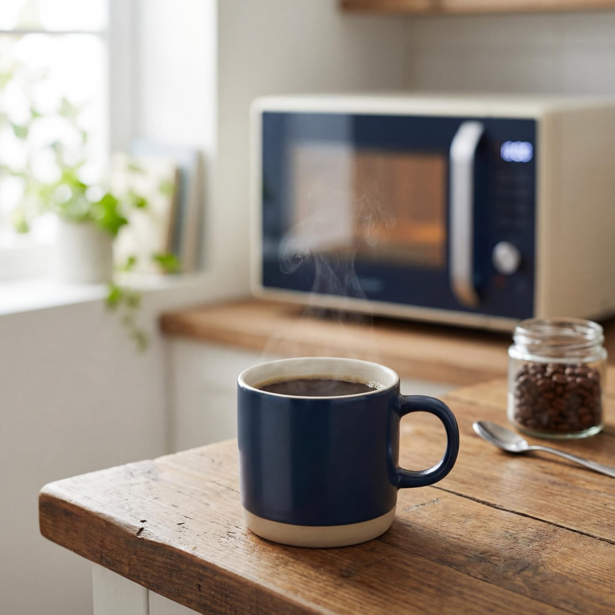 How to Make Coffee at Home Using Only a Microwave and a Mug