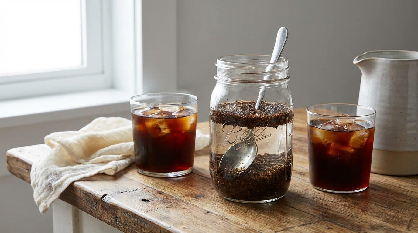 How to Make Cold Brew in a Mason Jar (No Gear Needed)