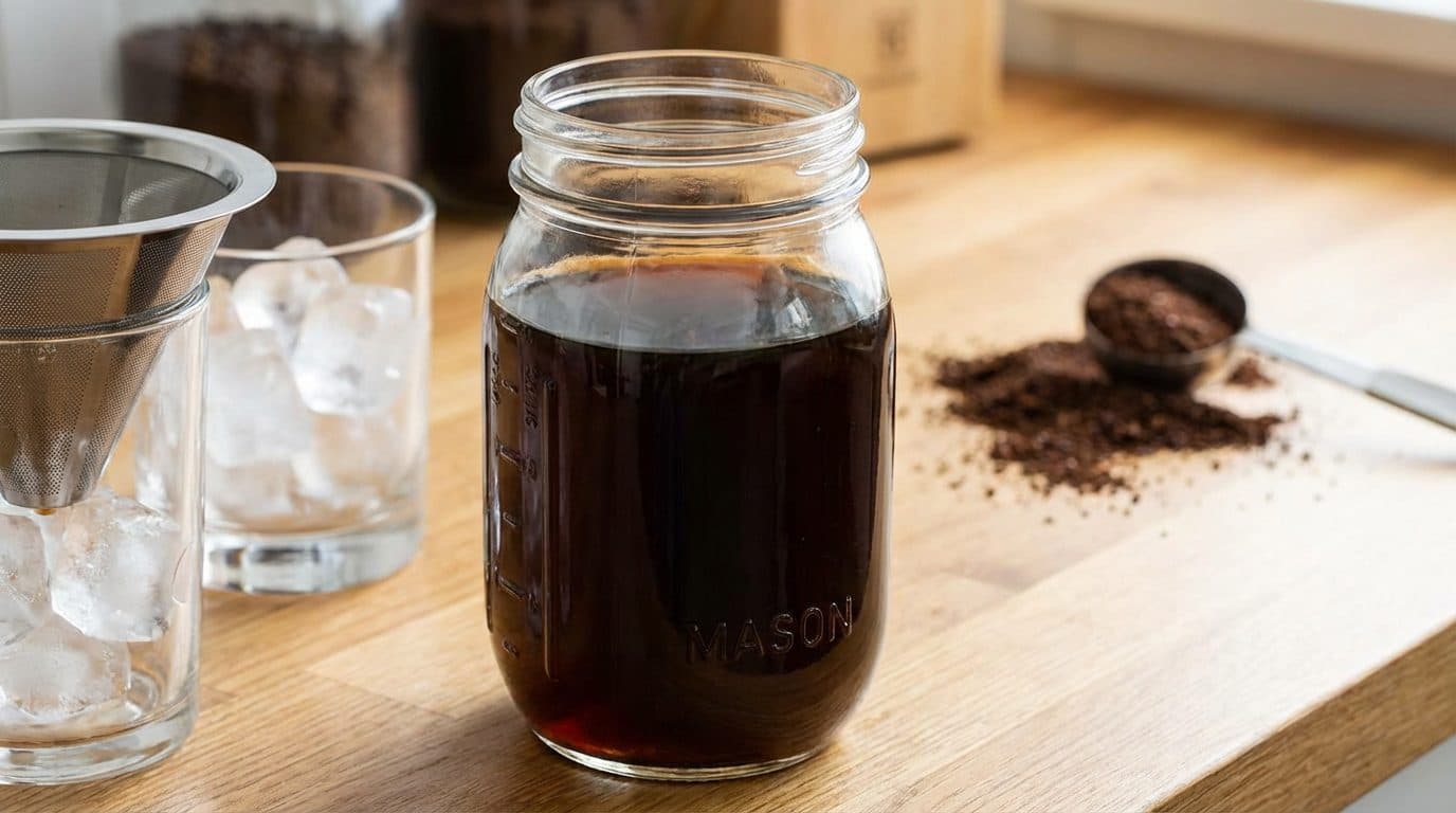 How to Make Cold Brew in a Mason Jar at Home Overnight