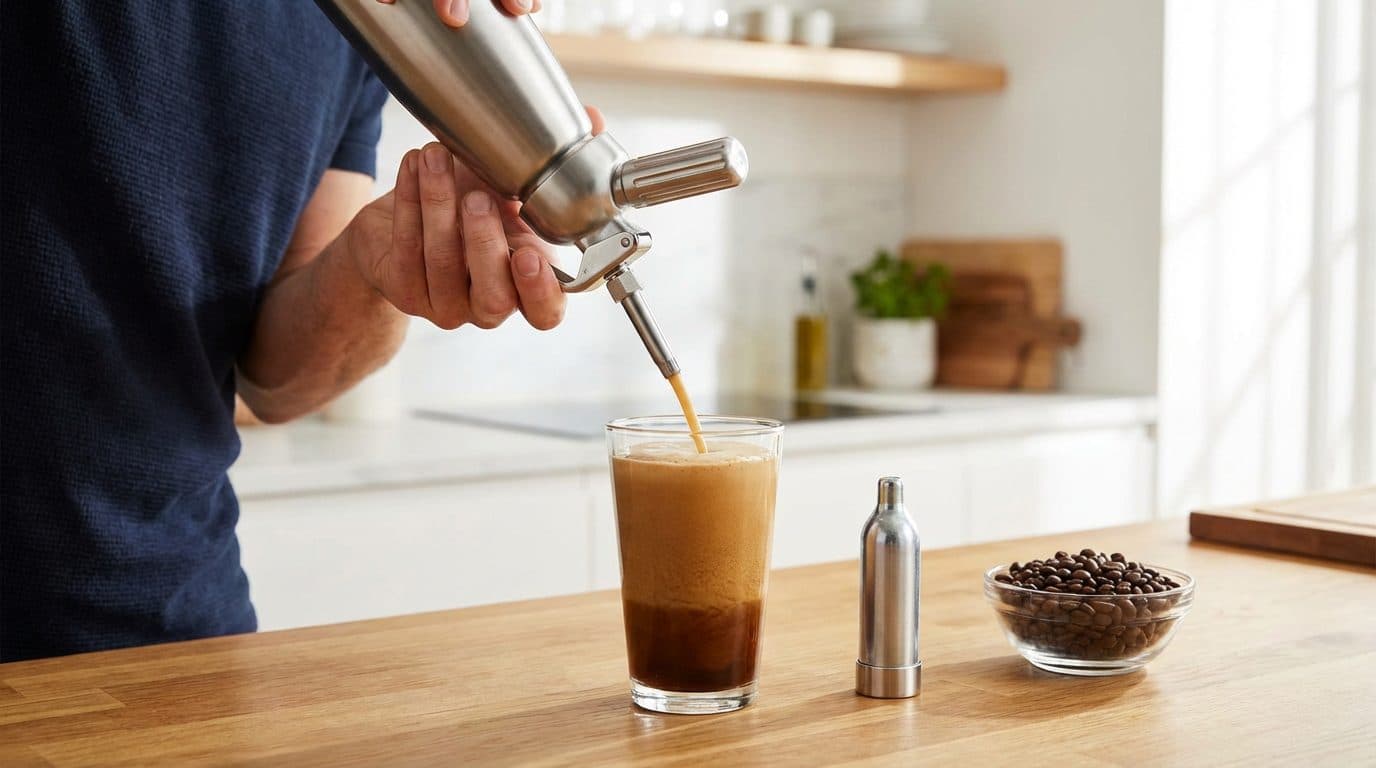 How to Make Nitro Cold Brew at Home (Whipped Cream Dispenser Hack)