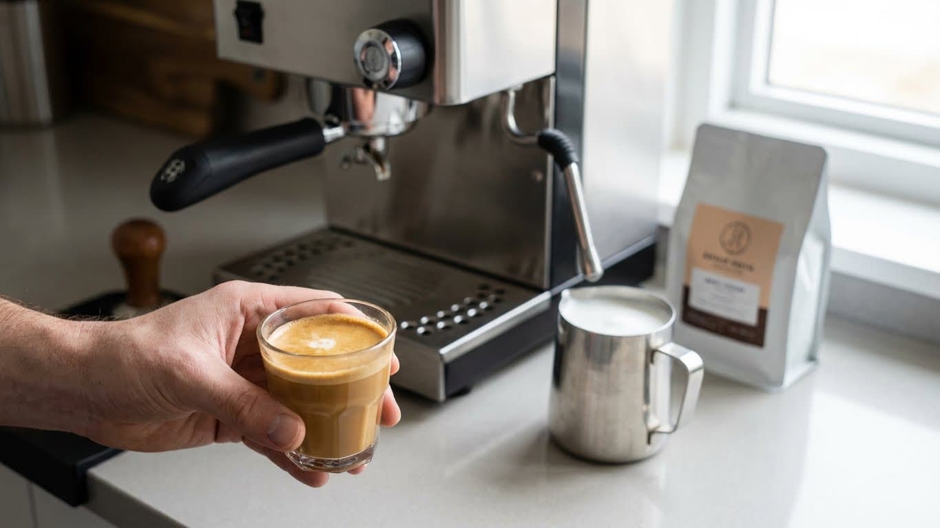 How to Make a Cortado at Home With a Small Espresso Machine