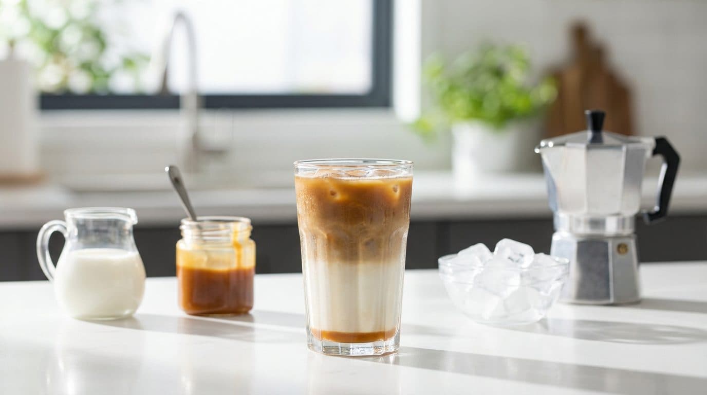 How to Make an Iced Caramel Latte at Home With Simple Ingredients