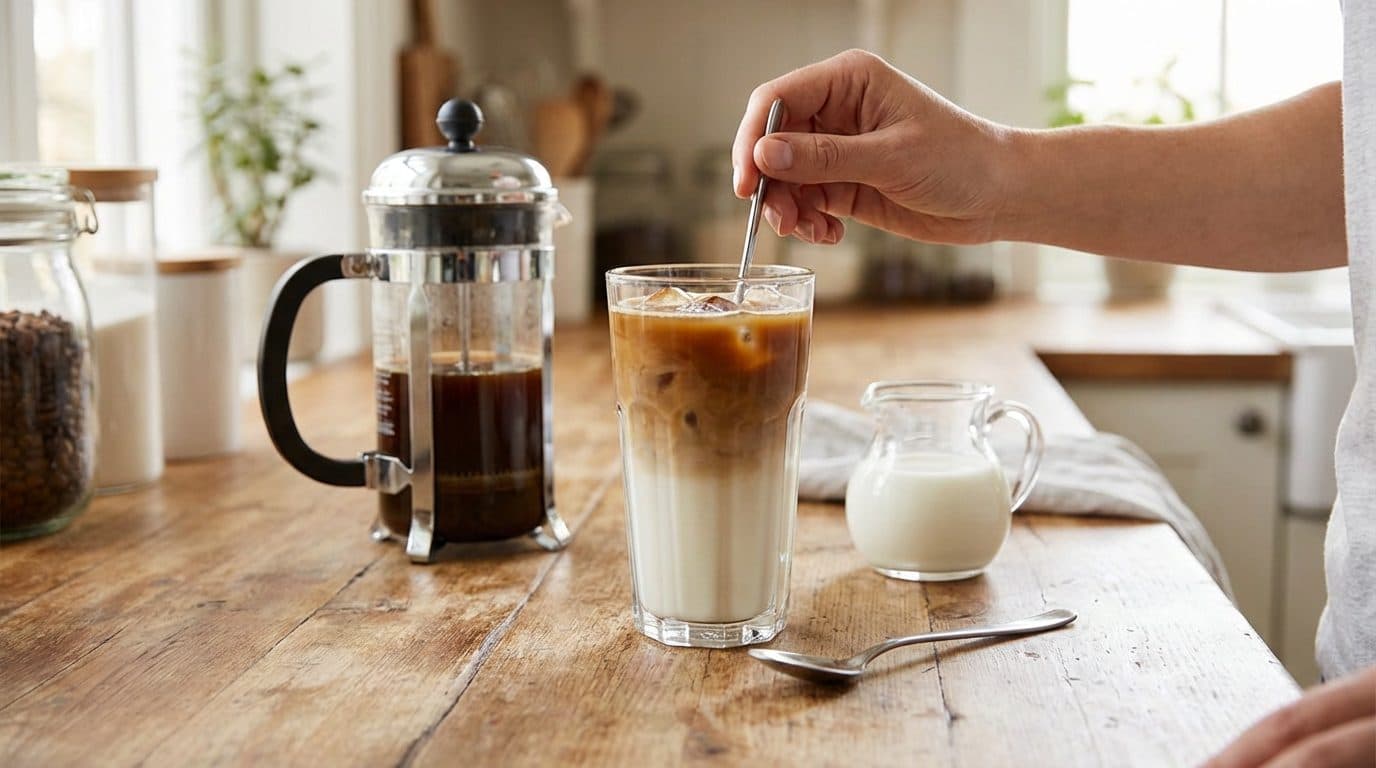 How to Make an Iced Latte at Home With Regular Coffee (No Machine)