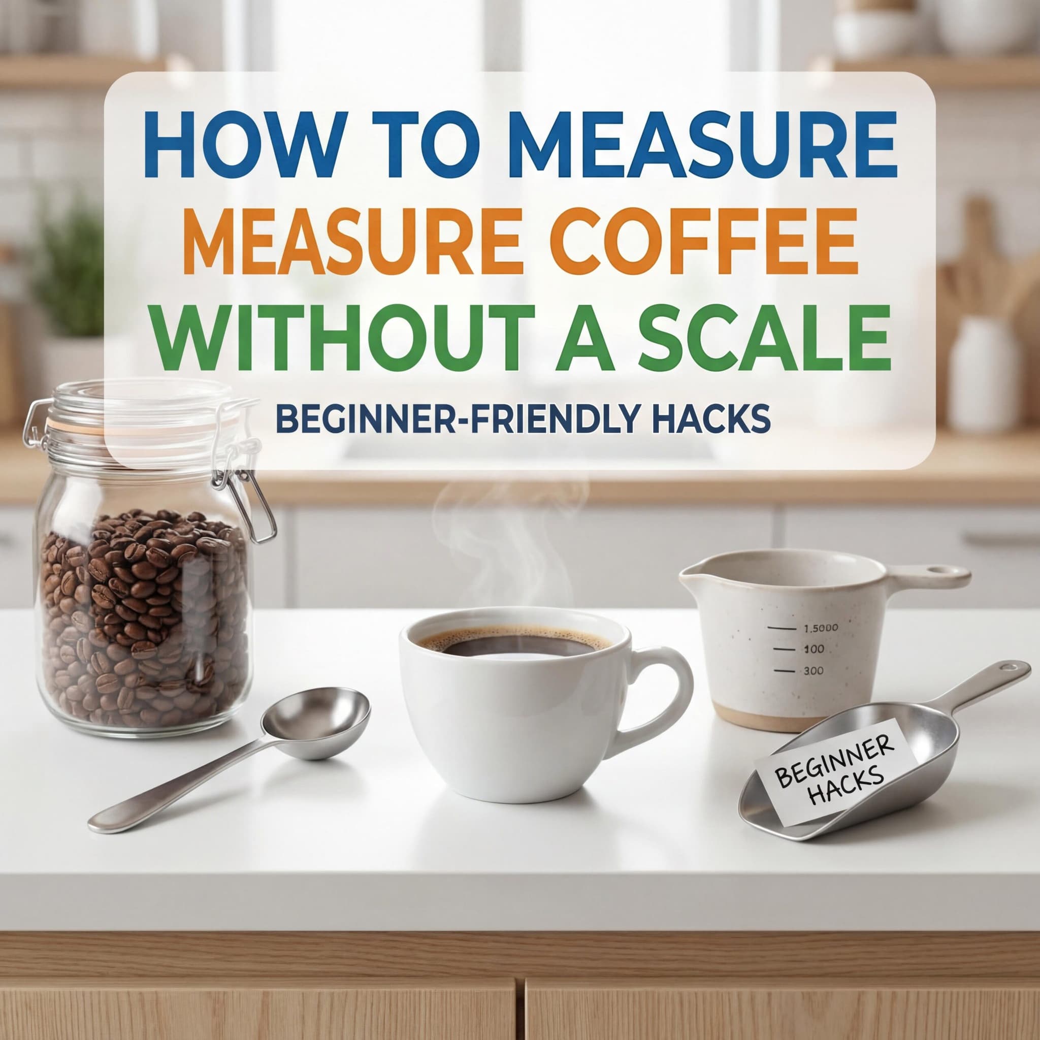How to Measure Coffee Without a Scale (Beginner-Friendly Hacks)
