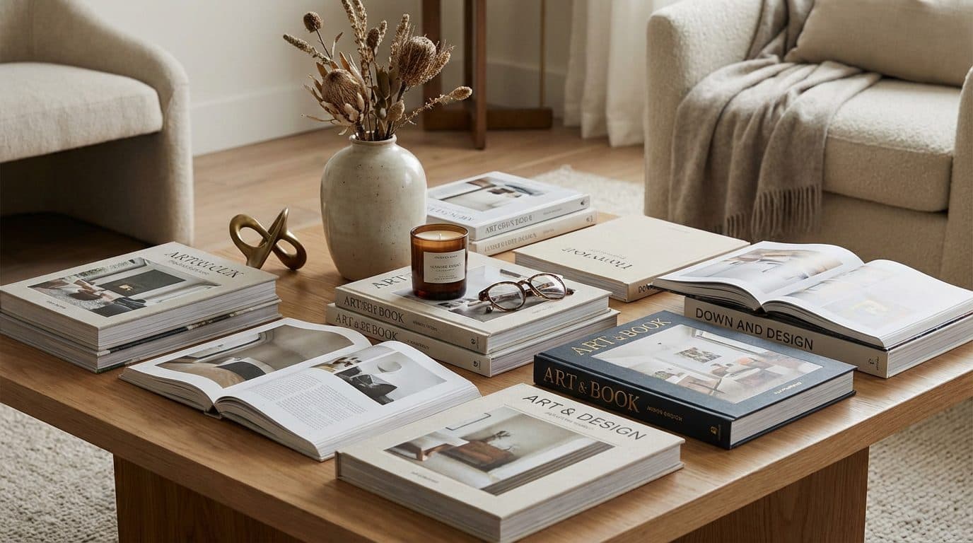 How to Style Coffee Table Books in Your Home