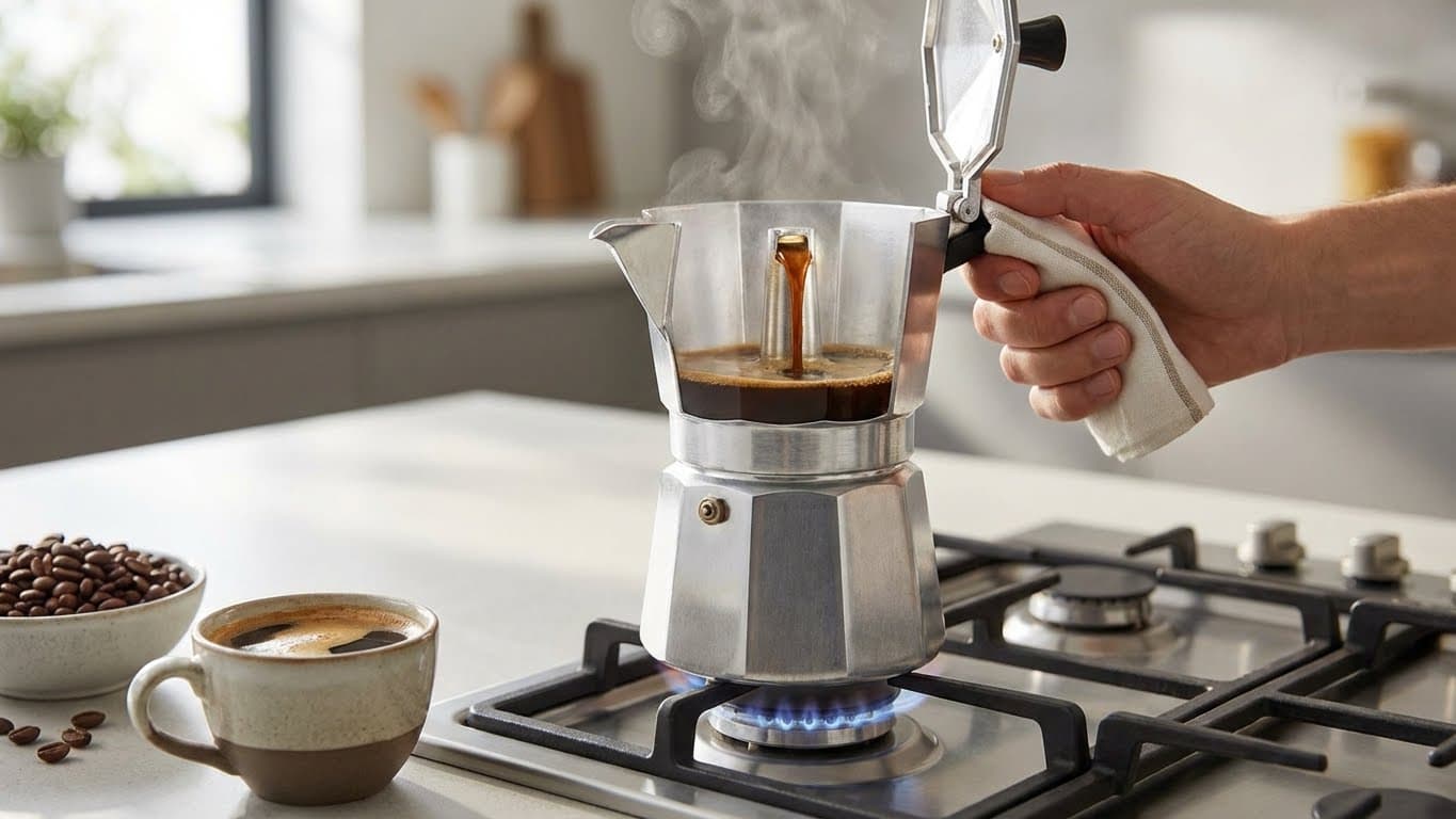 How to Use a Moka Pot Safely for Rich, Strong Coffee at Home