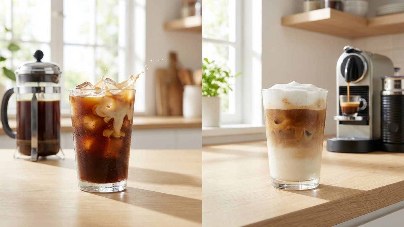 Iced Latte vs Iced Coffee: What’s the Difference for Home Brewers?