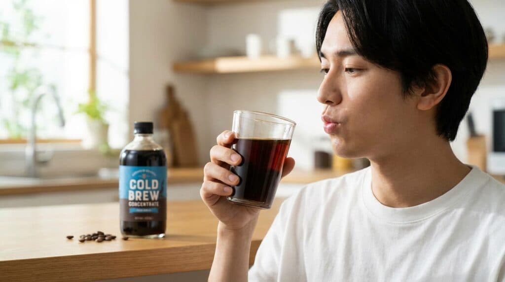 Is it safe to drink cold brew with a slightly sour taste?