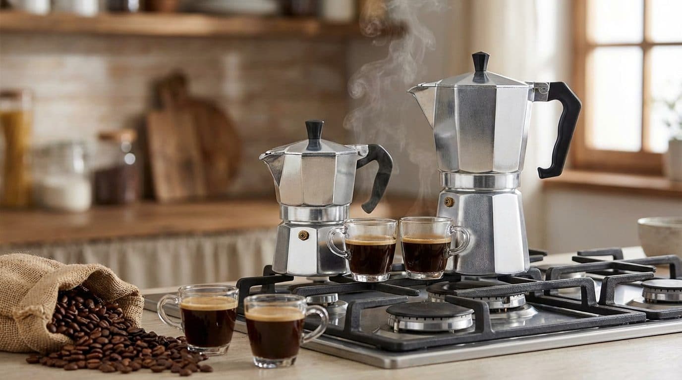 Is the coffee stronger from a smaller Moka pot?