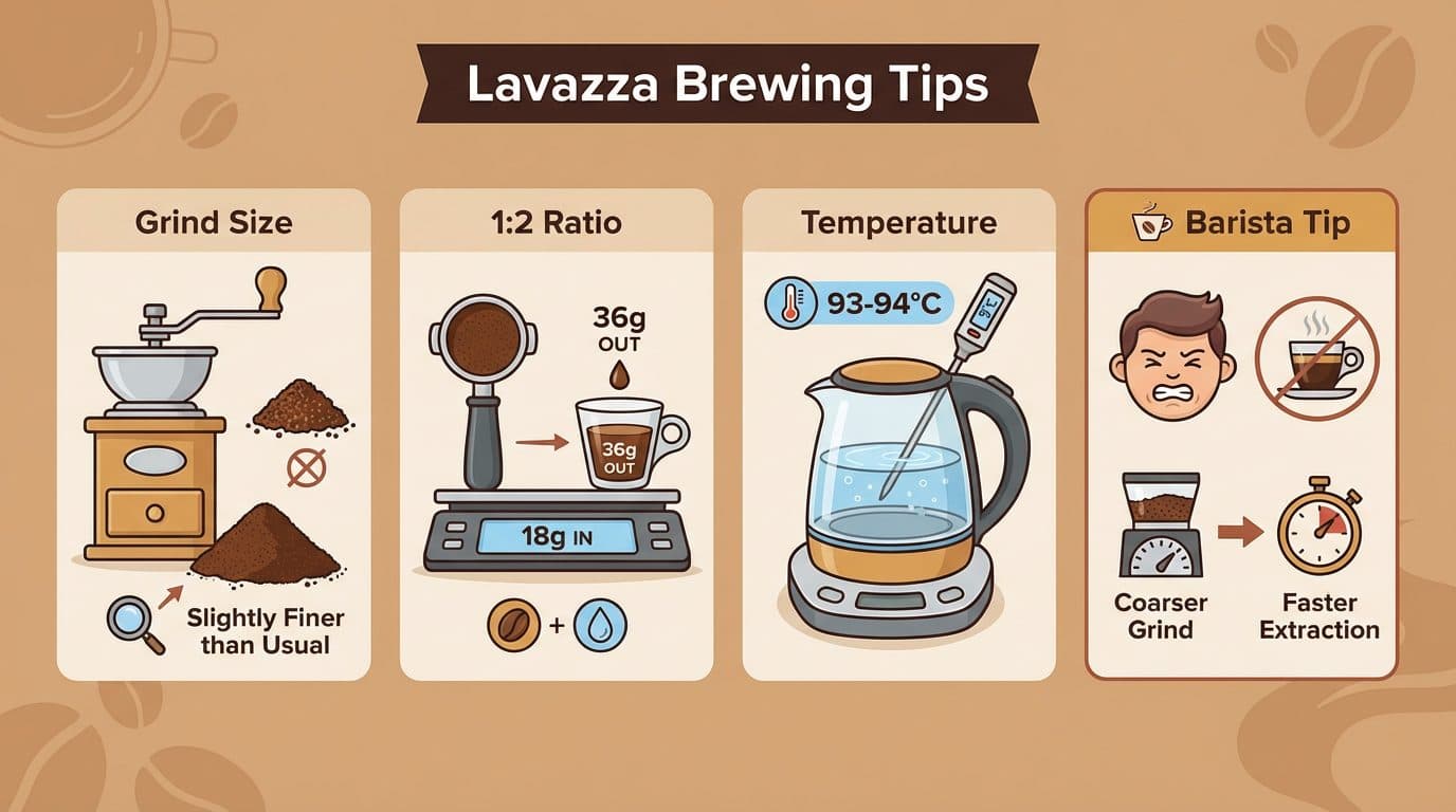 Lavazza Brewing Tips