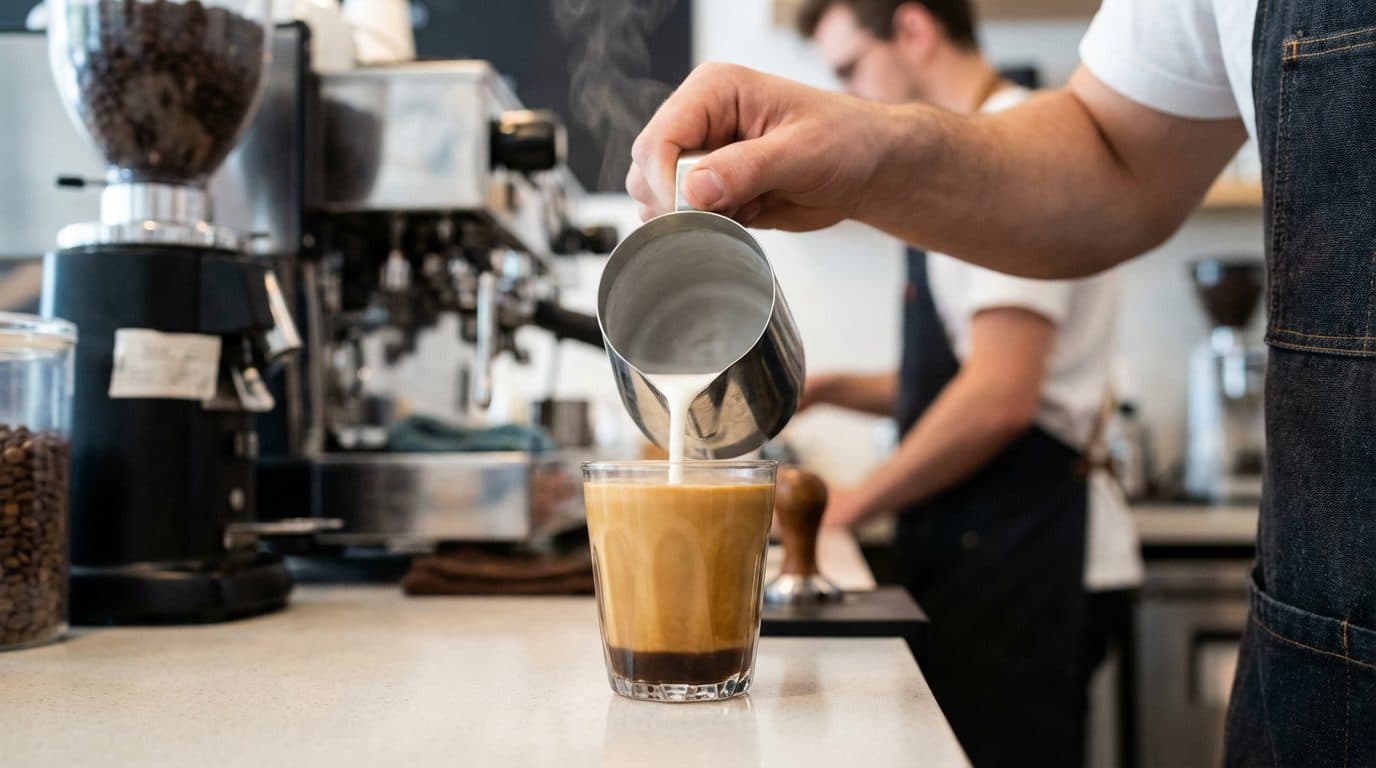 Making a Cortado