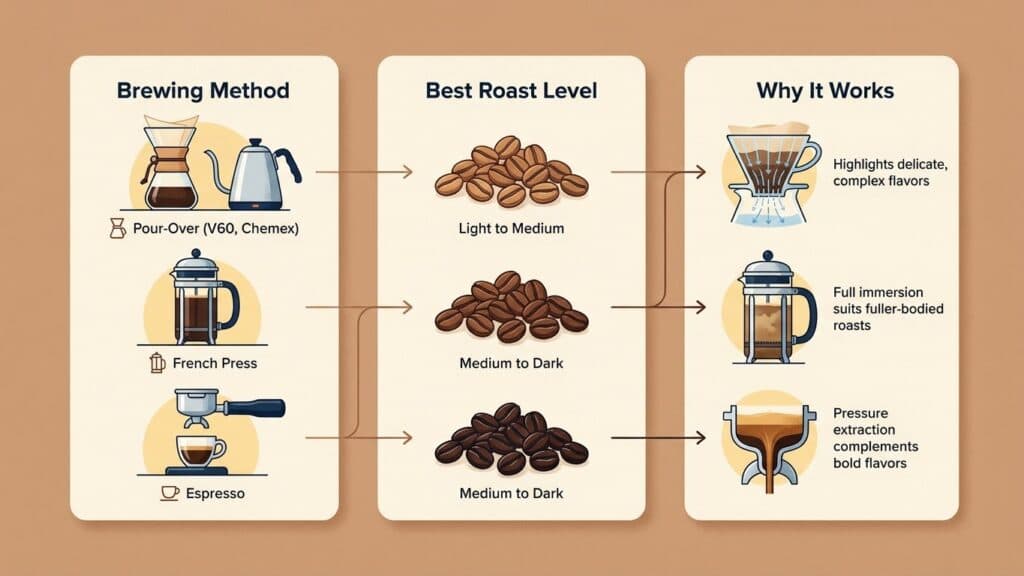 Matching Roast Levels to Your Brewing Method