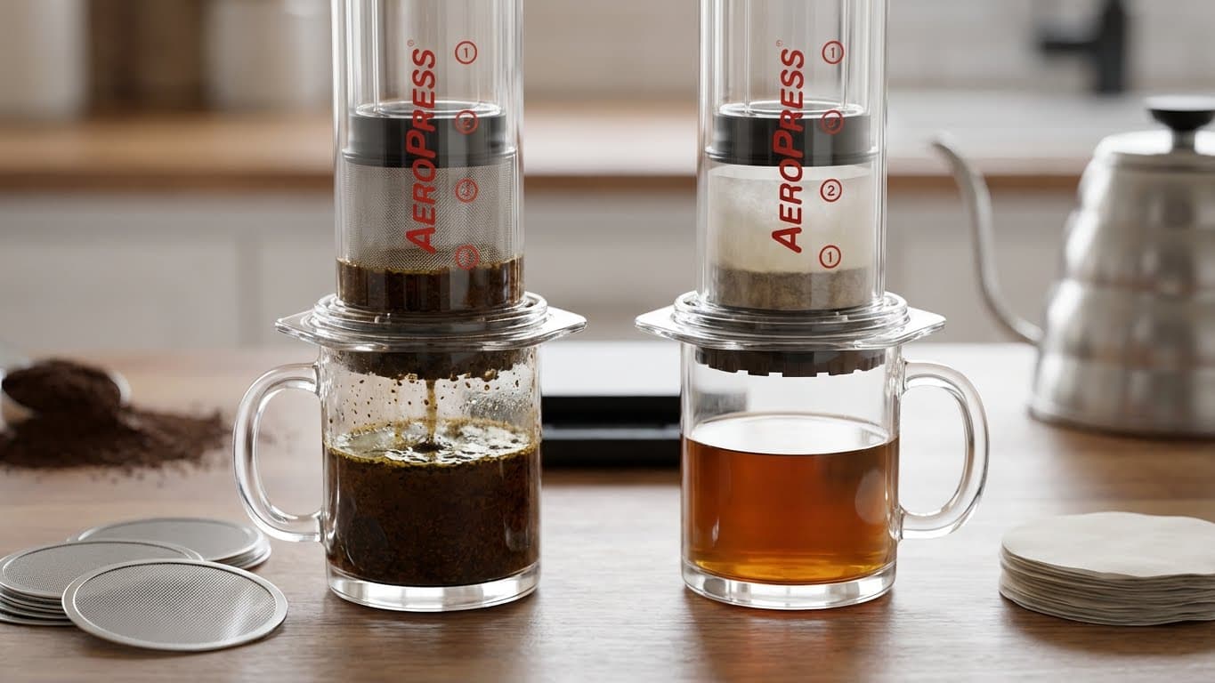 Metal vs. Paper AeroPress Filters: Oil and Body
