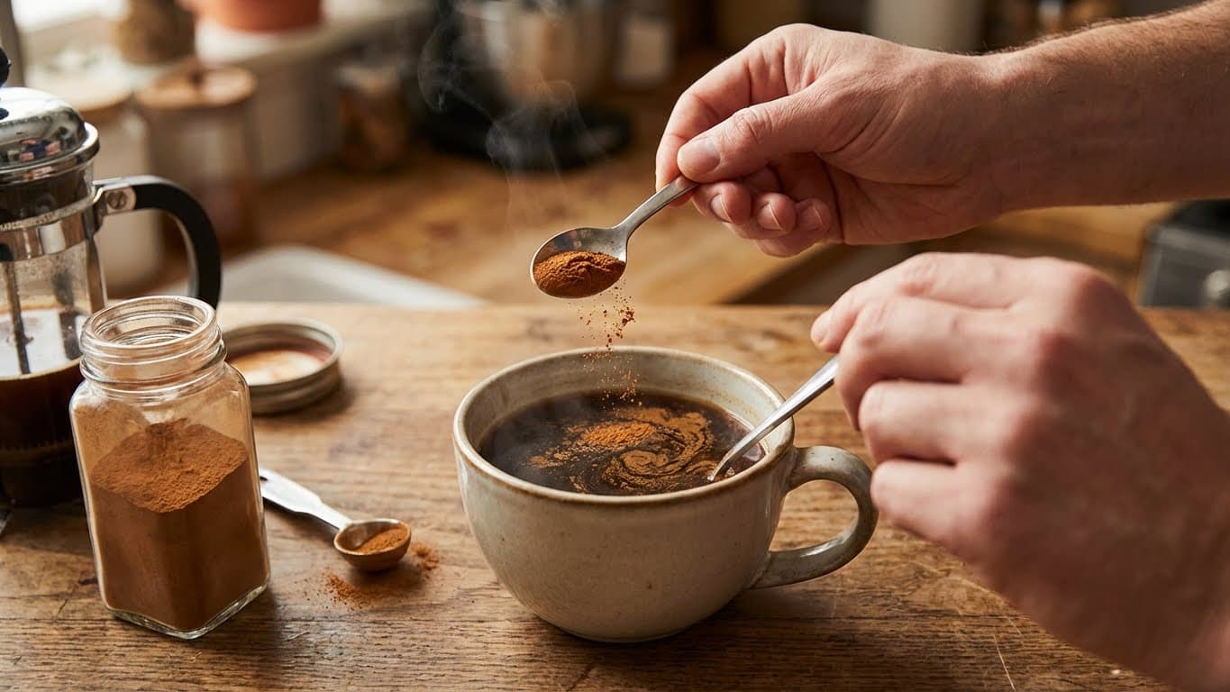 Method 2: Stir Directly Into Brewed Coffee