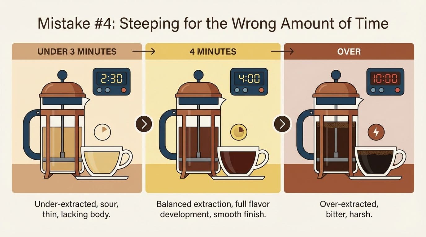 Mistake #4: Steeping for the Wrong Amount of Time