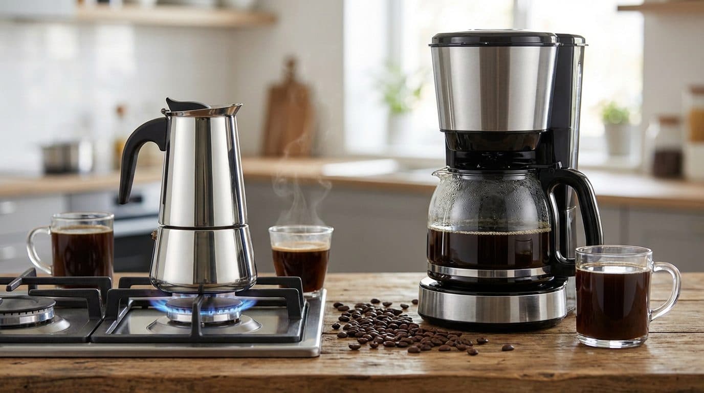 Moka Pot vs Drip Coffee Maker: Which Is Better for Strong Coffee at Home?