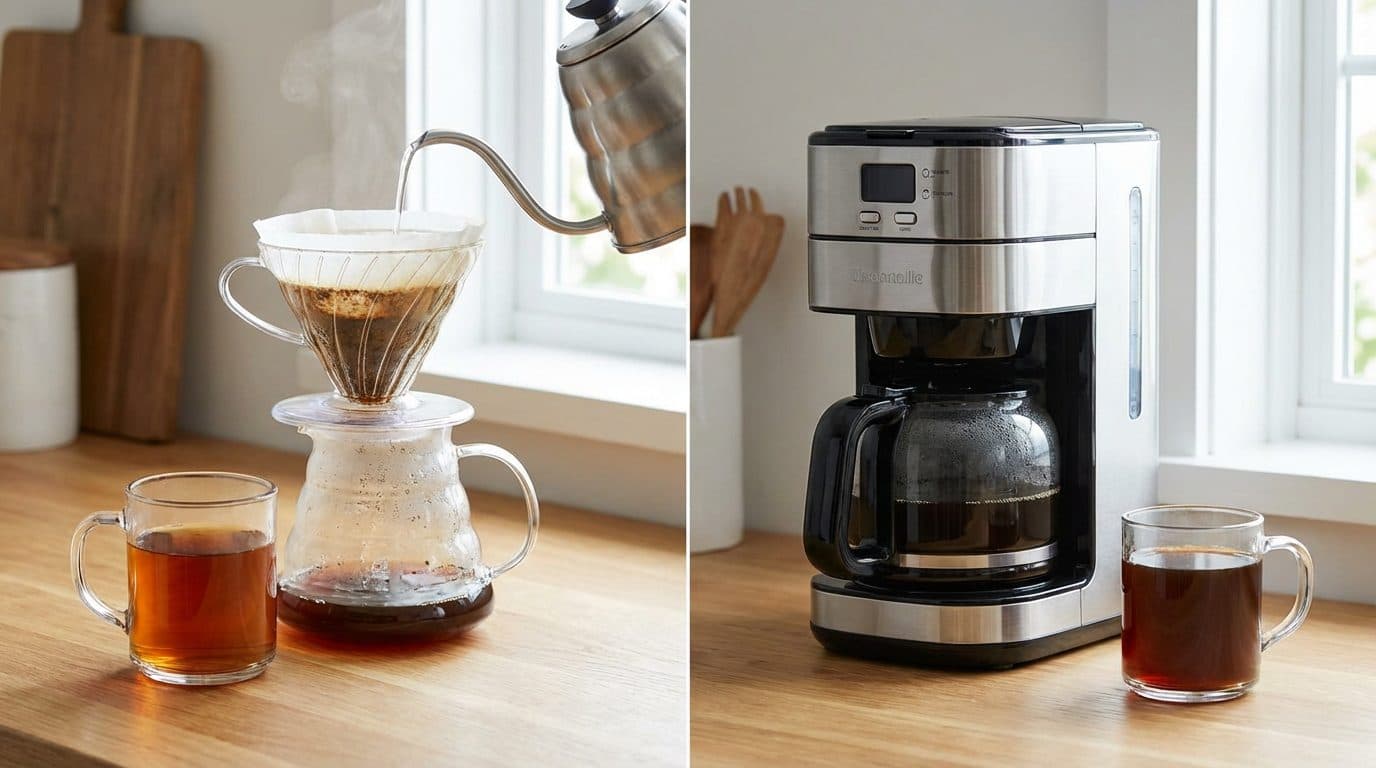 Pour-Over vs Drip Machine: Which Makes Cleaner Coffee at Home?